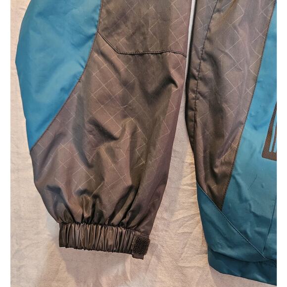 Outdoor Diamond Candy Women's XL Waterproof Breathable Teal & Gray Rain Jacket - Picture 12 of 16
